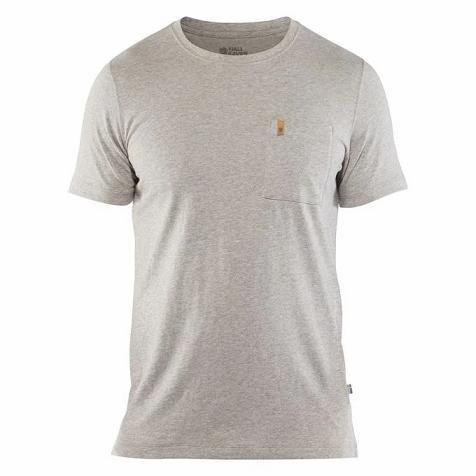 Fjallraven Övik T-Shirt Grey Singapore For Men (SG-391414)